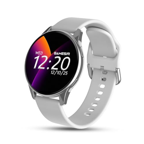 Image of GameSir Active 2 Smartwatch for Men & Women with 1.39 inch HD Round Display, Bluetooth Calling, Heart Rate & SPO₂ Monitor, 100+ Sports Modes, IP67, Long Battery Life for Android & iOS (Grey)