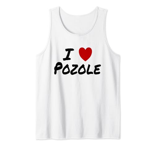 I Heart (Amore) Pozole zuppa messicana stufato pollo maiale Canotta