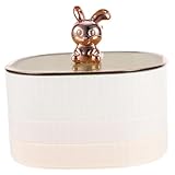 Gatuida Kasten Niedliche Hasen-schmuckschatulle Behälter Spielzeugaufbewahrung Zubehör Anzeige Deckel Organizer Zur Aufbewahrung Von Ringträger Tasche Korb Anbieter Verkauf Abs