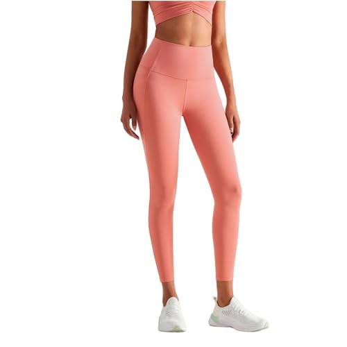 CATTRE Leggings Pantalones De Yoga Elástica De Las Mujeres,Leggings Deportivos Suaves Y Cómodos De Fitness con Bolsillos En Ambos Lados-D-L