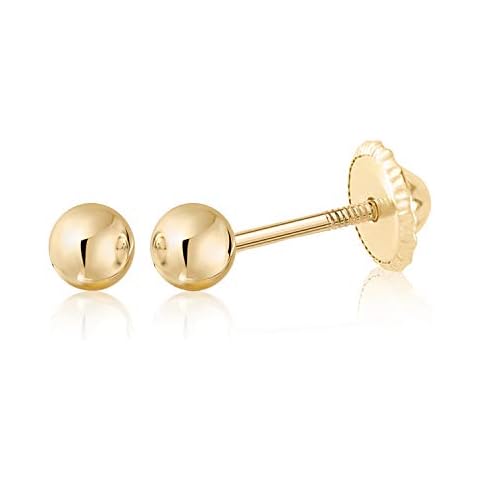 Massete Gold Ball Stud Earrings for Women Cover