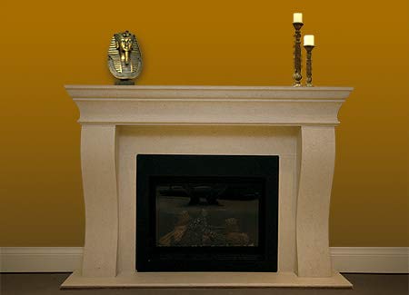 Multi-Cast Design Sahara Fireplace Mantel - 75 1/2 x 51 1/4 H x 12 D  (Brandy Cream) : Amazon.ca: Tools u0026 Home Improvement