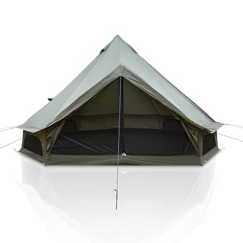 Carpa Glamping Bell Tent para 3 personas 4 estaciones