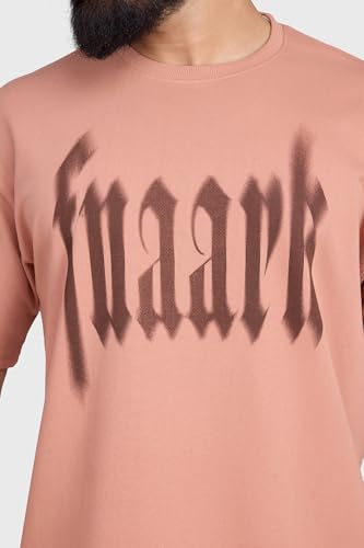 Image of FUAARK Blurred Oversized Sports and Gym T-Shirt for Men
