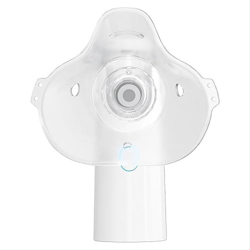 Image of Portable Mesh Nebulizer, Silent Operation, USB Rechargeable, Adult and Child Masks, Medical Grade, White