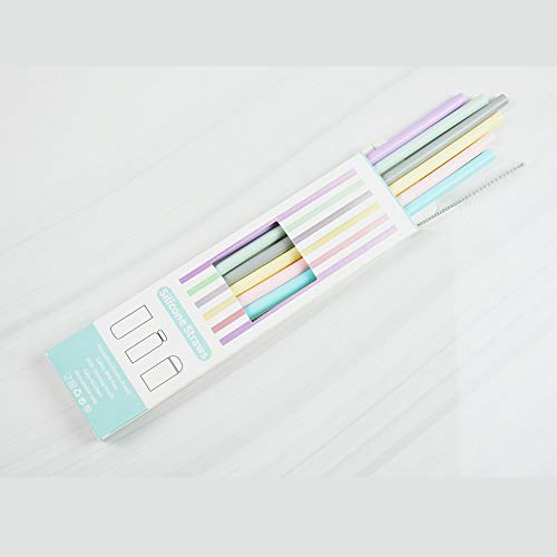 Pitillos de silicón reutilizables pack de 6 miniatura 6
