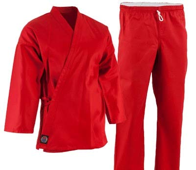 Pro Force Red Lightweight Uniform - 6oz - 7 (55% Cotton, 45% Polyester)