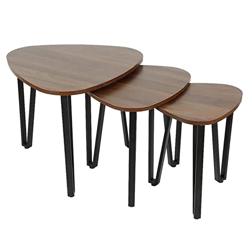 QPMY Mesa de Centro, Rectangular Mesa Auxiliar de Madera Estilo Industrial Retro Mesa de Servicio Sofá Mesa Central Sala de Estar Moderna y Sencilla Oficina Dormitorio Balcón Comedor Cover