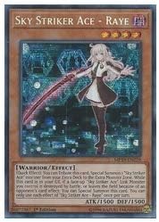 英語版 北米版 茶 Sky Striker Ace Raye Psr 1st 閃刀姫