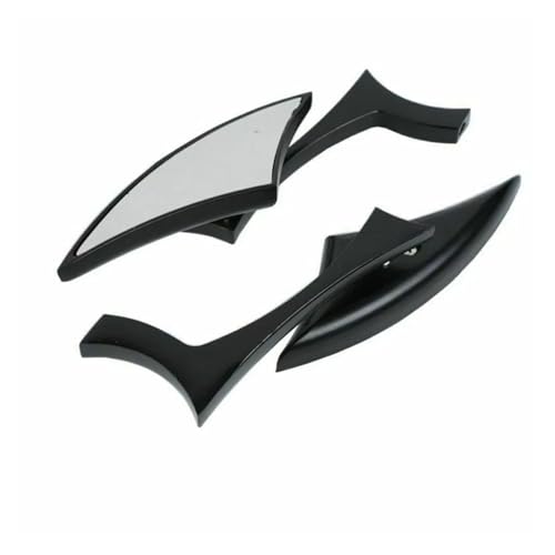 Espejos manillar moto antirreflejos con amplio campo de visión trasera para Touring y Road King
