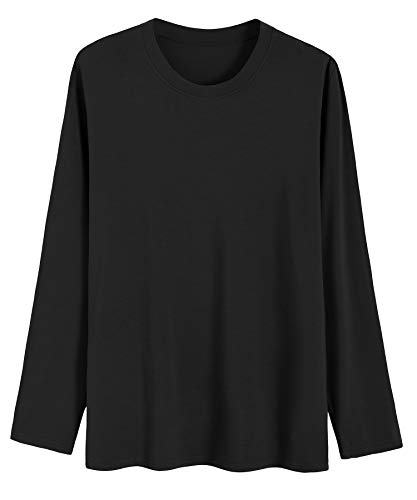 Latuza Men's Viscose Pajama Top Long Sleeves Sleep T-Shirt2
