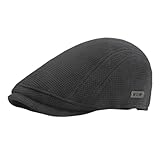 British Style Beret Men's Korean Version Autumn and Winter New Forward Hat Thickened Warm Knitted Hat Women's Cap (Black,One Size)