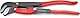 KNIPEX Rohrzange S-Maul mit Schnelleinstellung mit Kunststoff überzogen grau pulverbeschichtet 420 mm, 83 61 015