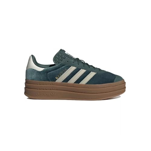 Adidas Gazelle Bold Womens Sneaker (Dark Green Velvet, 9.5)2