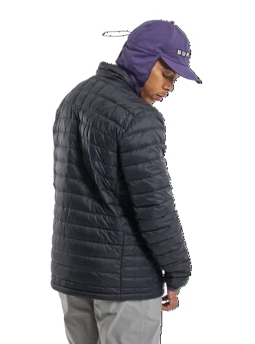 Burton Jaqueta masculina padrão de aquecimento médio, preta verdadeira, média
