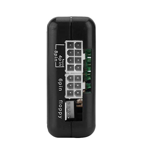 Tester ATX di Alimentazione 20/24 Pin per ATX/SATA / HDD/Floppy, Nero - Alimentatore - Immagine 6