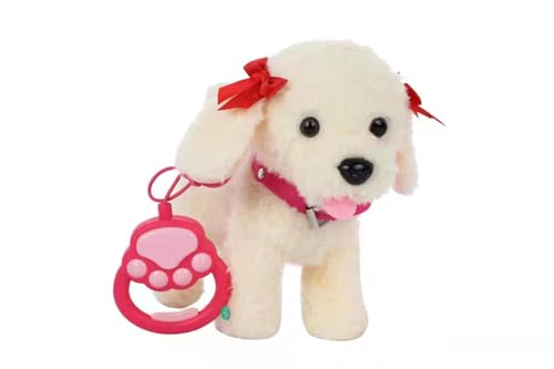 TIKHJ おままごとセット 一緒に お散歩 わんちゃん 動くぬいぐるみ 犬 電動式 音声付き (C)