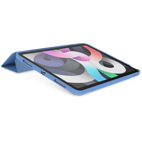 Image of OtterBox - Symmetry Series 360 Elite Case for iPad Air 10.9 inch (4th-5th Gen), Shockproof & Drop Protection, Ultra-Slim Protective Folio Case with Full Coverage (Bell Bottom Blue)