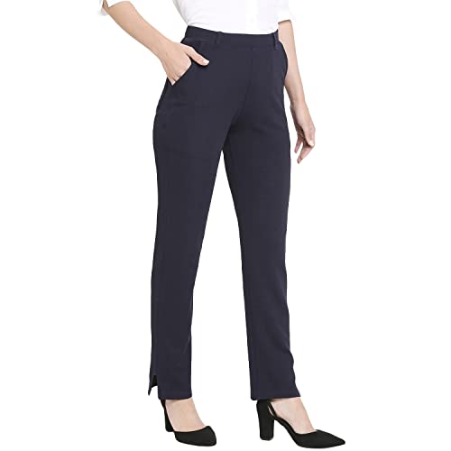 Image of Smarty Pants Women's Cotton Straight Leg Formal Trouser