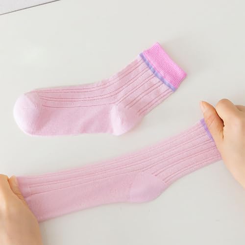 5 Pairs Toddler Boys Girls Socks Summer Breathable Mesh Kids Cotton Socks4