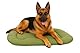 Flamingo Hundekissen - Katzenkissen - Hundekissen oval - Hundekissen Grosse Hunde 97 x 61 cm Hundekissen Firenze Dünn Oval Grün
