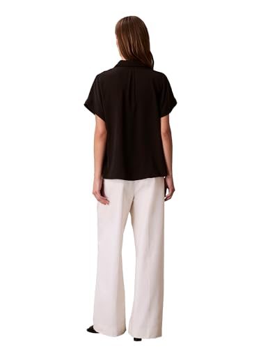 Calvin Klein Women's Satin Short Sleeve Top2