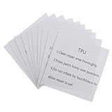 Abaodam 20枚 インフレータブル製品用防水修理テープ 空気漏れ防止 強力接着 小補修 浮き輪 エアベッド プール対応