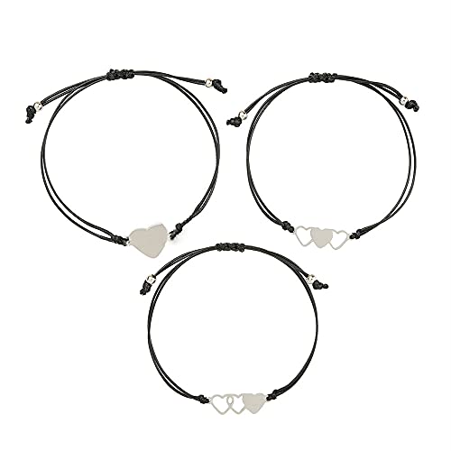 Birthday Christmas Gifts for Grandmother Mother Daughter Bracelets Set for 3 Matching Bracelets for Mom and Daughter Grandma and Granddaughter4