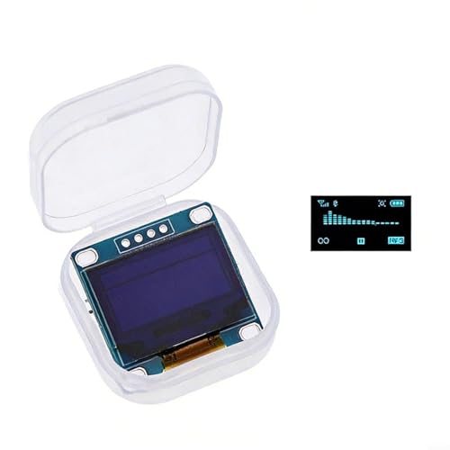 ZiStarlilife 3 piezas de 0.96 pulgadas para módulo de pantalla OLED, 128 x 64 I2C pantalla autoluminosa azul, amarillo y blanco, alta resolución compatible con ARDUINO para RASPBERRY Pi para ESP32