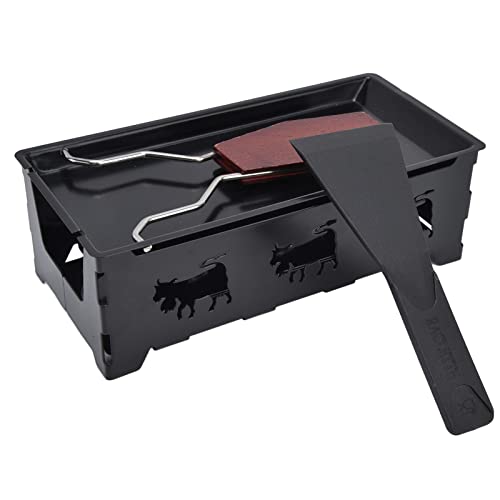 Althwuyu Mini Cheese Raclette Grill, Portable Tabletop Melter Pan Set with Handle and Scraper for Cheese Heating, Egg Warming, and Small Dishes - Image 5
