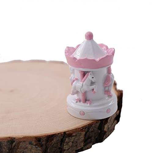 VialeMagico Bomboniere Carillon Nascita Bimba Statuina su Torta Confetti 35 fettine