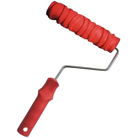 Backbayia 7 Inch Embossed Paint Roller Tree Bark Decorative Texture Roller for DIY Wall Decoration Cover
