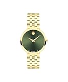 Movado Museum Classic Women's Watch - Swiss Quartz Movement, Stainless Steel Link Bracelet - 3 ATM Water Resistance - Classic, Luxury Fashion Timepiece for Her - 29.5mm