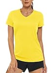 Womens Activewear T Shirts Yellow
