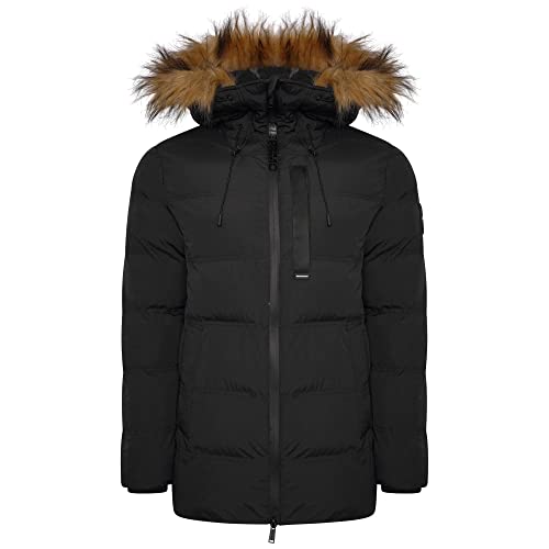 Reprimo | Chromo Fur Parka - Black 3X Large
