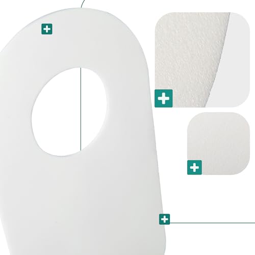 Schallschutzmatte für Stand WC Bidet Schaumstoffmatte Pad 5mm Schaum Matte Toiletten Schallschutz Unterlage Weiß Abdichtung Trittschalldämmung Hohe Qualität