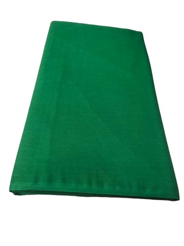 Image of Unstitched Cotton Astar /Lining /Cloth /Kapda Running into Meters for Suit,Sherwani,Kurti,Blouse /Choli,lehanga & Dress Materials(Available in 2,4,6 Meters Variation) (Green, 4 Meter)