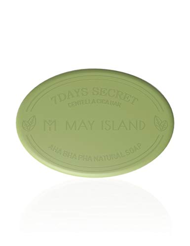 MAY ISLAND 7 Days Secret Centella Cica Pore Cleansing Bar (100g 3.52 oz) AHA, BHA, PHA