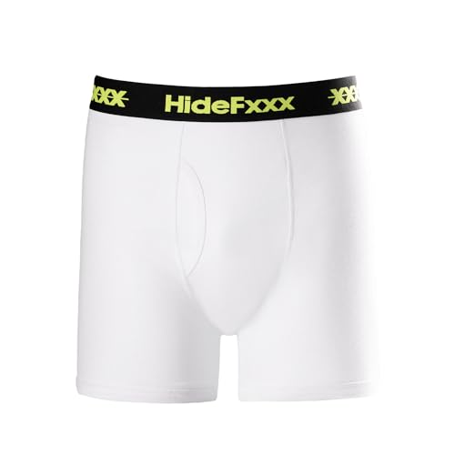 Men's Boxer Briefs, Moisture Wicking and Breathable Cotton Underwear for Men