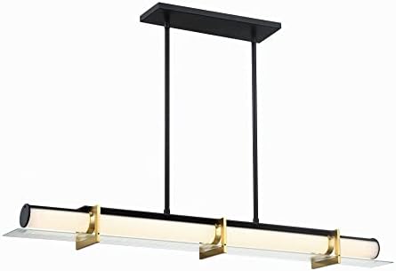 George Kovacs P1516-707-L Midnight Gold LED Island Pendant, Sand Coal And Honey Gold