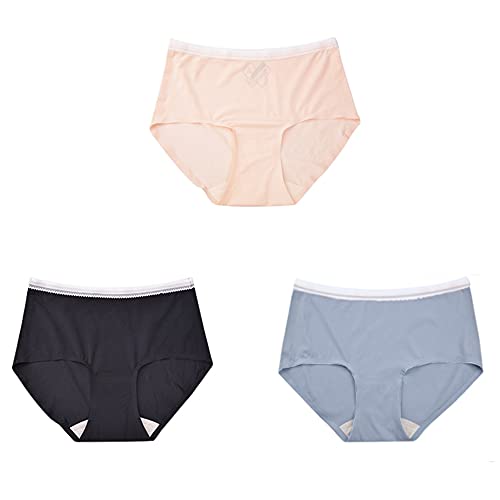 Slips en coton respirant femme WENJUN culottes anti-irritations finitions coutures plates