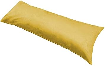 MoonRest Classic Microsuede Body Pillow Pillowcase - Ultra-Soft Plush - Hidden Zipper 20 X 54 Inch - Camel