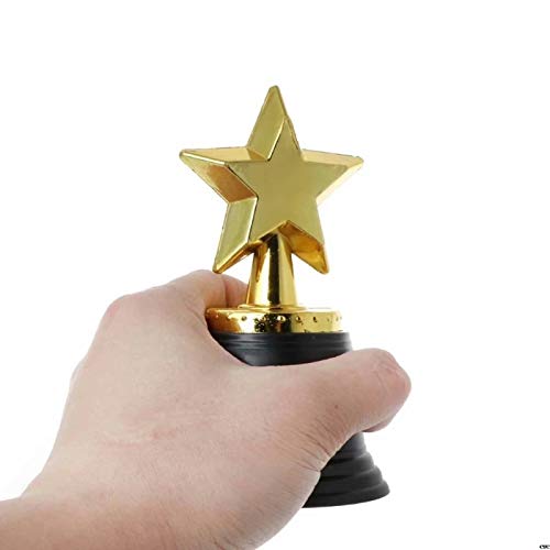 WEIFAN Mini trophées pour Enfants - Trophée de l'étoile d'or pour Les gagnants des récompenses Fêtes des récompenses en… - Image 6
