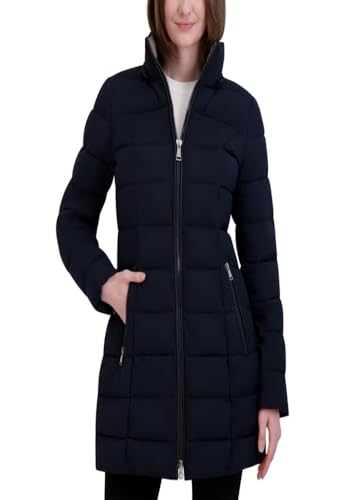 Laundry by Shelli Segal Women's Stretch Quilted Puffer Jacket –