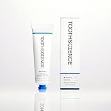 ToothScience Sensitivity Toothpaste 5-in-1 Fluoride Formula Helps Relieve Sensitivity & Provides Cavity Protection, Naturally Flavored with Peppermint Oil, Free of Dyes & Alcohol (Fresh Mint, 3.4 oz)