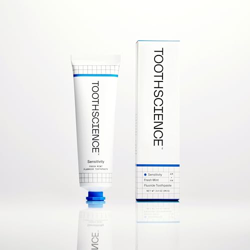 ToothScience Sensitivity Toothpaste 5-in-1 Fluoride Formula Helps Relieve Sensitivity &