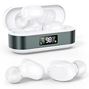 Hearing Aids, Hearing Aids for Seniors Invisible Rechargeable Hearing Amplifier with Noise Cancelling for Adults Hearing Loss, Volume Control Digital Ear Hearing Assist Devices (Brown1)