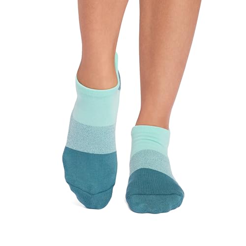 Image of TAVI Savvy Pilates Socks - Grip Socks for Women with Non-Slip Grips, Heel Tab, Arch Support, Wear for Yoga, Barre