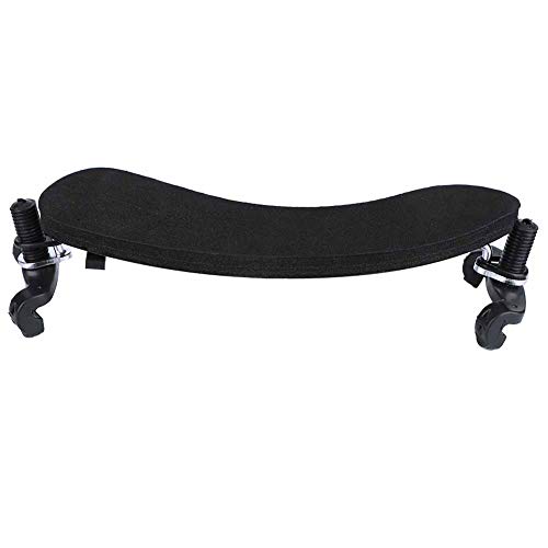 Reposapiés para violín, soporte de almohadilla ajustable y cómodo para el hombro de plástico para 1/2...