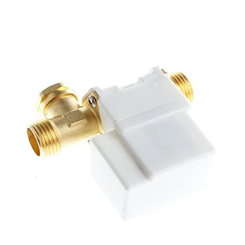 Válvula solenoide eléctrica de latón G1/2 para control de agua y aire BSP 2